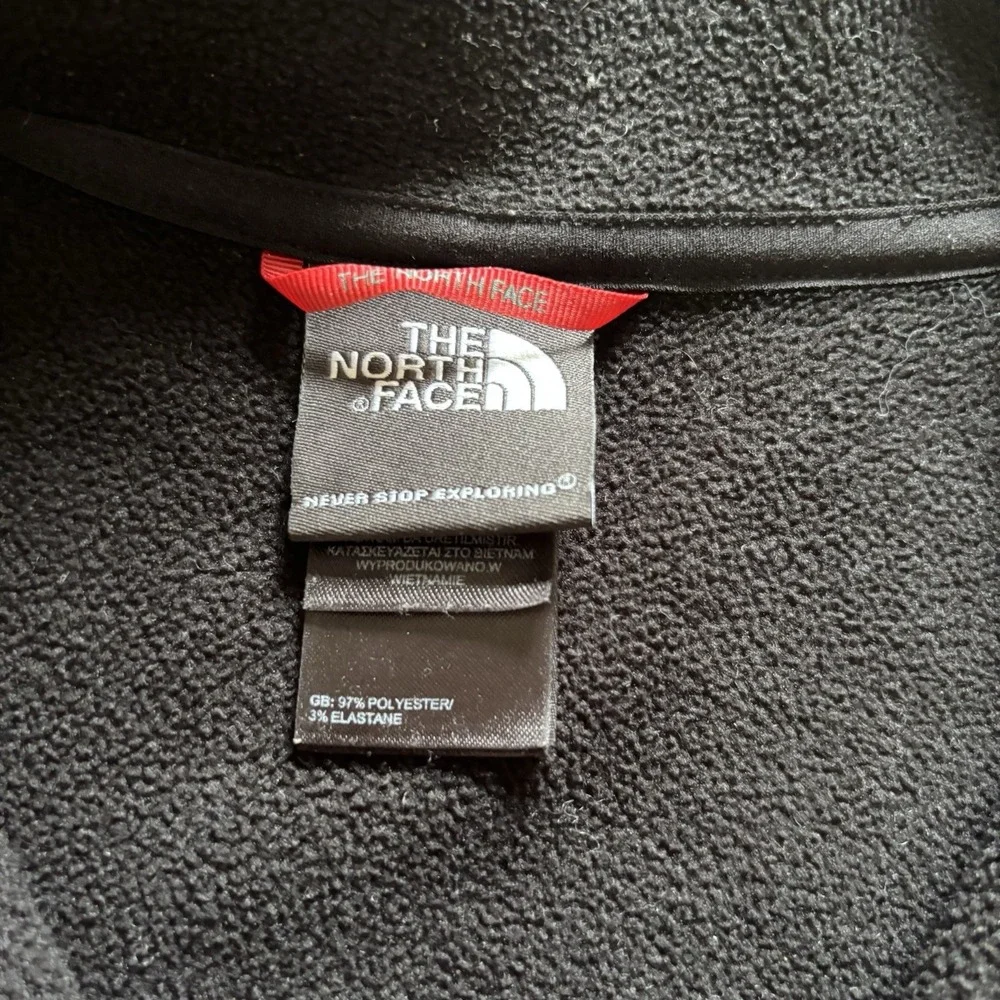 The North Face TKA Stealth Full Zip Fleece Jacket Black Men‎ Large Gorpcore Hike